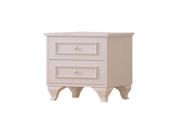 Alwen Nattbord 45 cm - Matt Hvit - Møbler - Bord - Avlastningsbord & sidobord - Sengebord & nattbord