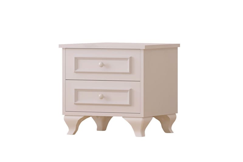 Alwen Nattbord 45 cm - Matt Hvit - Møbler - Bord - Avlastningsbord & sidobord - Sengebord & nattbord