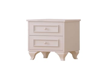 Alwen Nattbord 45 cm - Matt Hvit - Møbler - Bord - Avlastningsbord & sidobord - Sengebord & nattbord