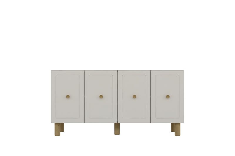 Amarinda Konsollbord 150 cm - Mellomfarget tre/Hvit - Møbler - Bord - Avlastningsbord & sidobord - Konsollbord & gangbord