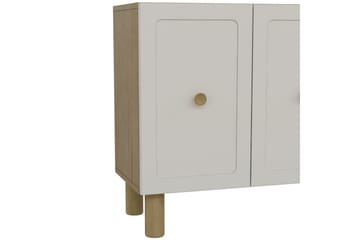 Amarinda Konsollbord 150 cm - Mellomfarget tre/Hvit - Møbler - Bord - Avlastningsbord & sidobord - Konsollbord & gangbord
