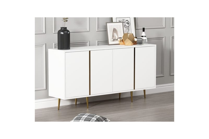 Ampelio Konsollbord 150 cm - Hvit - Møbler - Bord - Avlastningsbord & sidobord - Konsollbord & gangbord