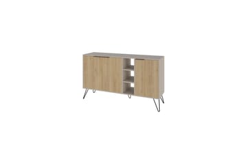 Andalos Konsollbord 142 cm - Sandstein/Eik - Møbler - Bord - Avlastningsbord & sidobord - Konsollbord & gangbord