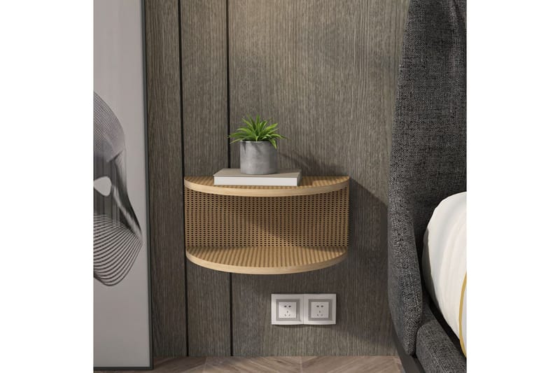 Antigua Nattbord 45 cm - Brun - Møbler - Bord - Avlastningsbord & sidobord - Sengebord & nattbord