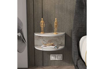 Antigua Nattbord 45 cm - Hvit - Møbler - Bord - Avlastningsbord & sidobord - Sengebord & nattbord