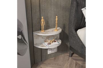 Antigua Nattbord 45 cm - Hvit - Møbler - Bord - Avlastningsbord & sidobord - Sengebord & nattbord