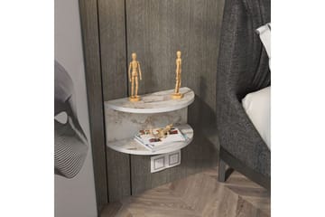 Antigua Nattbord 45 cm - Hvit - Møbler - Bord - Avlastningsbord & sidobord - Sengebord & nattbord