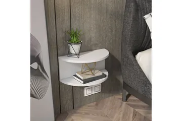 Antigua Nattbord 45 cm - Hvit - Møbler - Bord - Avlastningsbord & sidobord - Sengebord & nattbord