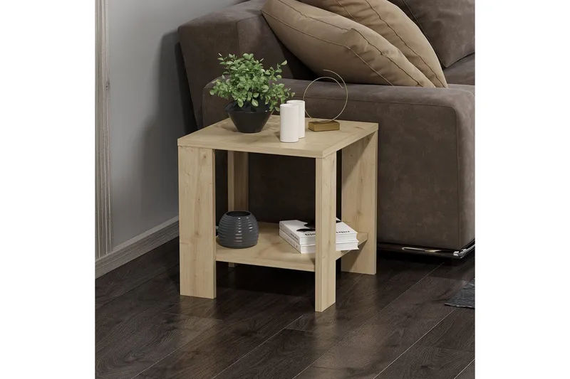 Asrel Sidebord 40 cm - Eik - Møbler - Bord - Avlastningsbord & sidobord - Lampebord & sidebord