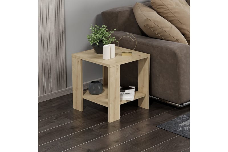 Asrel Sidebord 40 cm - Eik - Møbler - Bord - Avlastningsbord & sidobord - Lampebord & sidebord