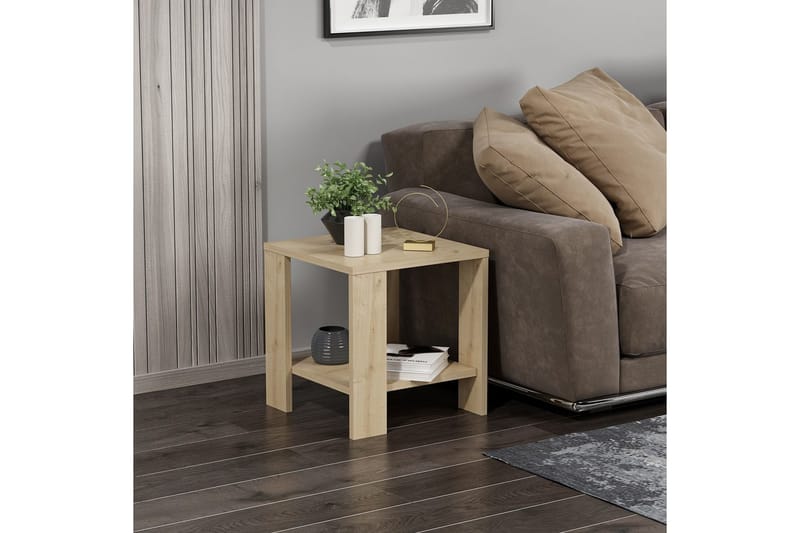 Asrel Sidebord 40 cm - Eik - Møbler - Bord - Avlastningsbord & sidobord - Lampebord & sidebord