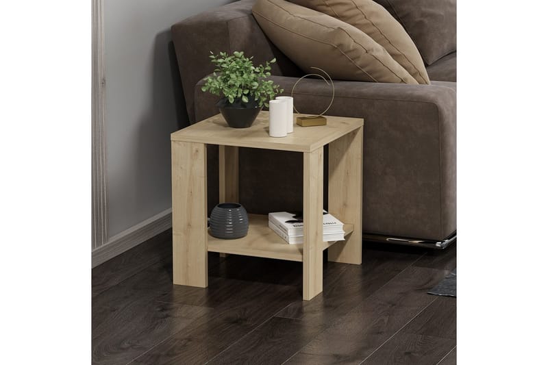 Asrel Sidebord 40 cm - Eik - Møbler - Bord - Avlastningsbord & sidobord - Lampebord & sidebord