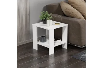Asrel Sidebord 40 cm - Hvit - Møbler - Bord - Avlastningsbord & sidobord - Lampebord & sidebord