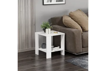 Asrel Sidebord 40 cm - Hvit - Møbler - Bord - Avlastningsbord & sidobord - Lampebord & sidebord