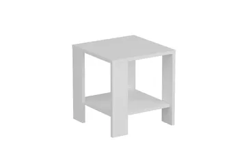 Asrel Sidebord 40 cm - Hvit - Møbler - Bord - Avlastningsbord & sidobord - Lampebord & sidebord