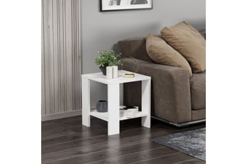 Asrel Sidebord 40 cm - Hvit - Møbler - Bord - Avlastningsbord & sidobord - Lampebord & sidebord