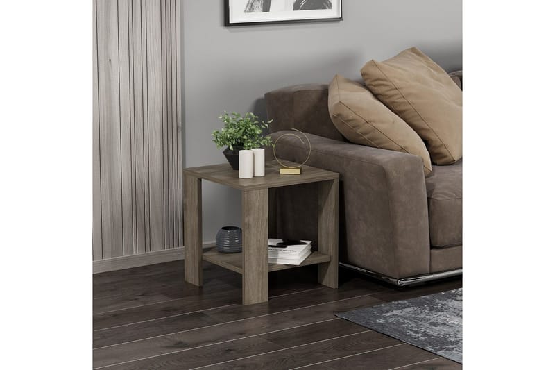 Asrel Sidebord 40 cm - Valnøtt - Møbler - Bord - Avlastningsbord & sidobord - Lampebord & sidebord