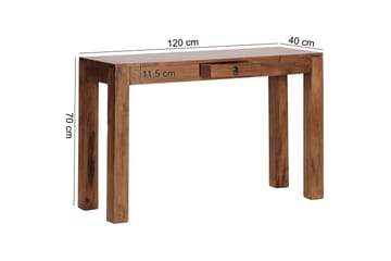 Astmoor Avlastningsbord 120 cm - Brun - Møbler - Bord - Avlastningsbord & sidobord
