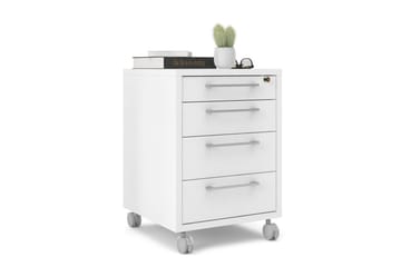 Astric Sengebord 48,2 cm - Hvit - Møbler - Bord - Avlastningsbord & sidobord - Sengebord & nattbord