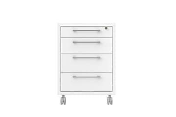 Astric Sengebord 48,2 cm - Hvit - Møbler - Bord - Avlastningsbord & sidobord - Sengebord & nattbord