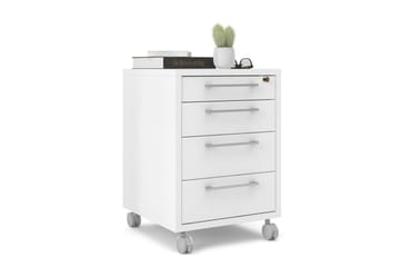 Astric Sengebord 48,2 cm - Hvit - Møbler - Bord - Avlastningsbord & sidobord - Sengebord & nattbord