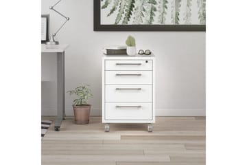 Astric Sengebord 48,2 cm - Hvit - Møbler - Bord - Avlastningsbord & sidobord - Sengebord & nattbord