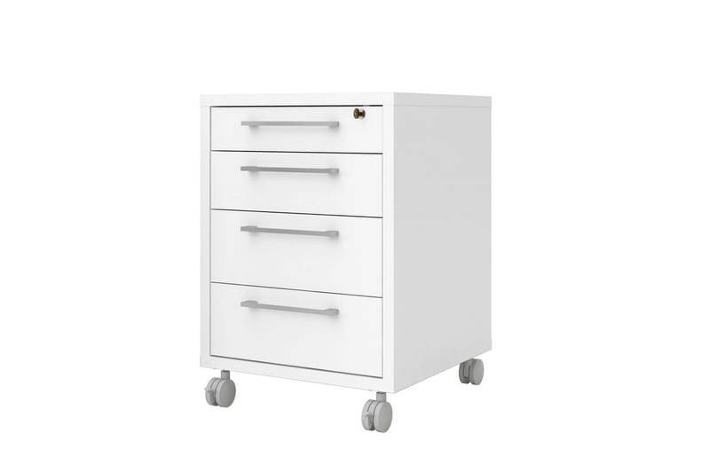 Astric Sengebord 48,2 cm - Hvit - Møbler - Bord - Avlastningsbord & sidobord - Sengebord & nattbord