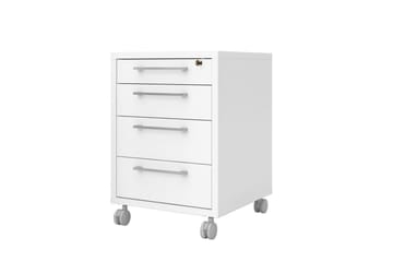 Astric Sengebord 48,2 cm - Hvit - Møbler - Bord - Avlastningsbord & sidobord - Sengebord & nattbord