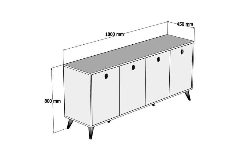 Athodna konsollbord 180 cm - Møbler - Bord - Avlastningsbord & sidobord - Konsollbord & gangbord