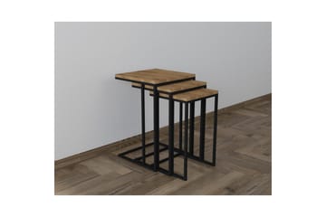 Auren Settbord 40 cm - Brun/Sort - Møbler - Bord - Avlastningsbord & sidobord - Settbord