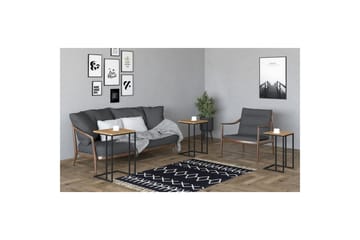 Auren Settbord 40 cm - Brun/Sort - Møbler - Bord - Avlastningsbord & sidobord - Settbord