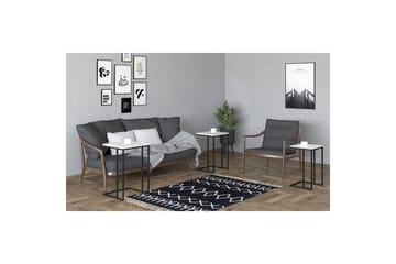 Auren Settbord 40 cm - Sort/Kristall - Møbler - Bord - Avlastningsbord & sidobord - Settbord