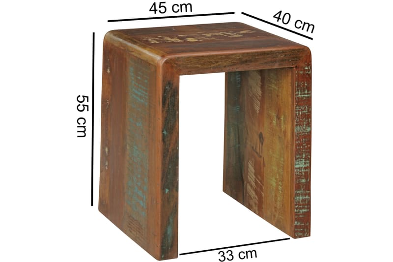 Avlastningsbord Mirao 45 cm - Flerfarget - Møbler - Bord - Avlastningsbord & sidobord