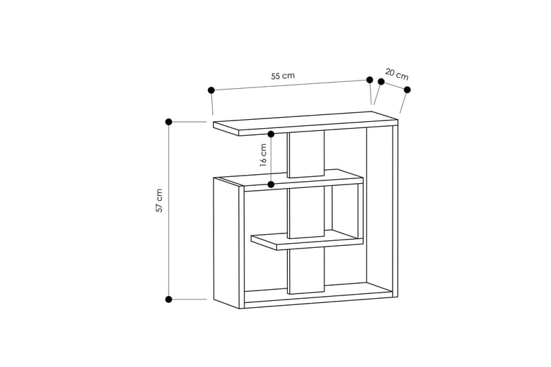 Avlastningsbord Rodger - Lampebord & sidebord - Brettbord og småbord