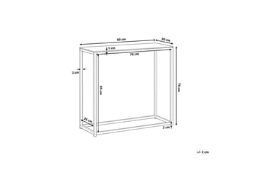 Avlastningsbord svart DELANO - Svart - Møbler - Bord - Avlastningsbord & sidobord - Konsollbord & gangbord