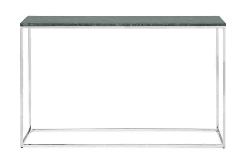Avlastningsbord Titania 120 cm - Grønn|Krom - Konsollbord & gangbord - Avlastningsbord & sidobord - Marmorbord - Entreoppbevaring