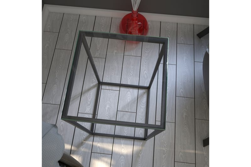 Avlastningsbord Ubbeboda 35 cm - Transparent - Lampebord & sidebord - Brettbord og småbord