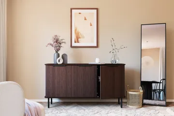 Avlastningsbord Kopparbo - Mørk brun valnøttre - Oppbevaring - Oppbevaringsmøbler - Sideboard & skjenk