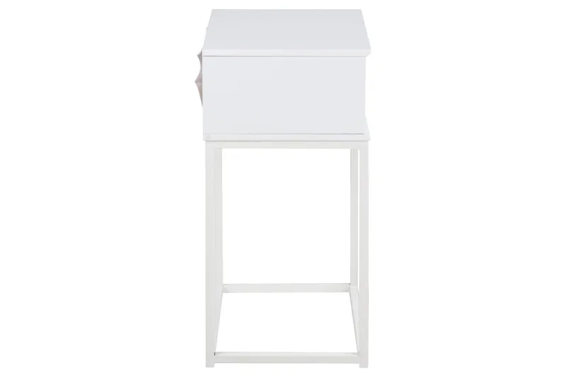 Azelia Nattbord 30 cm - Hvit - Møbler - Bord - Avlastningsbord & sidobord - Sengebord & nattbord