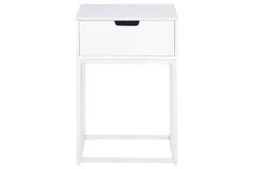 Azelia Nattbord 30 cm - Hvit - Møbler - Bord - Avlastningsbord & sidobord - Sengebord & nattbord