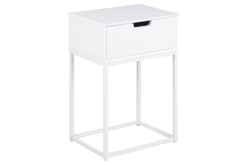 Azelia Nattbord 30 cm - Hvit - Møbler - Bord - Avlastningsbord & sidobord - Sengebord & nattbord
