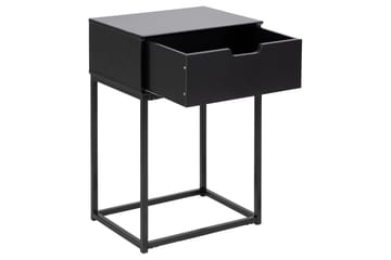 Azelia Nattbord 30 cm - Svart - Møbler - Bord - Avlastningsbord & sidobord - Sengebord & nattbord
