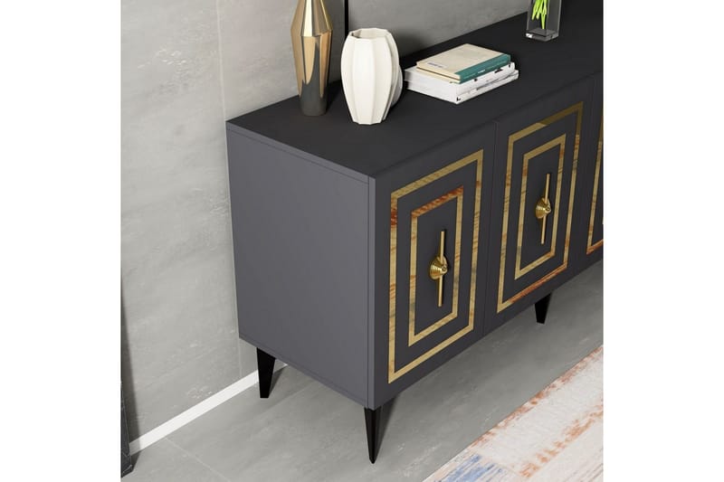 Barriet konsollbord 150 cm - Antrasitt - Møbler - Bord - Avlastningsbord & sidobord - Konsollbord & gangbord