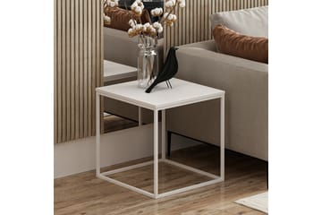 Basak Sidebord 52 cm - Hvit - Møbler - Bord - Avlastningsbord & sidobord - Lampebord & sidebord