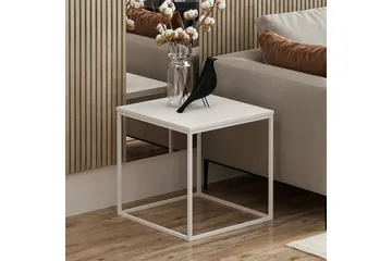 Basak Sidebord 52 cm - Hvit - Møbler - Bord - Avlastningsbord & sidobord - Brettbord og småbord