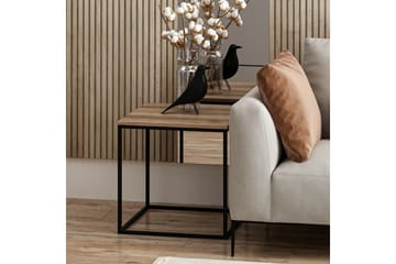 Basak Sidebord 52 cm - Valnøtt - Møbler - Bord - Avlastningsbord & sidobord - Lampebord & sidebord