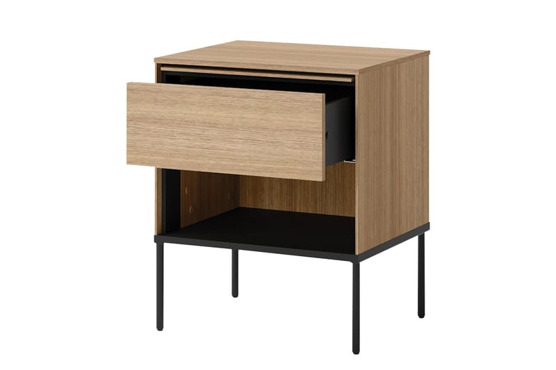 Basici Nattbord 51 cm - Brun - Møbler - Bord - Avlastningsbord & sidobord - Sengebord & nattbord