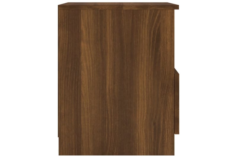 beBasic Nattbord 2 stk brun eik 40x40x50 cm konstruert tre - Brun - Sengebord & nattbord