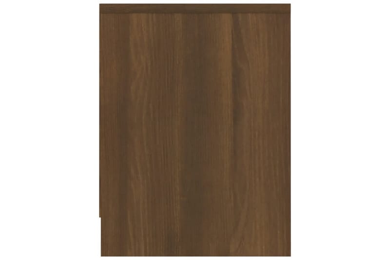 beBasic Nattbord brun eik 40x30x40 cm konstruert tre - Brun - Sengebord & nattbord