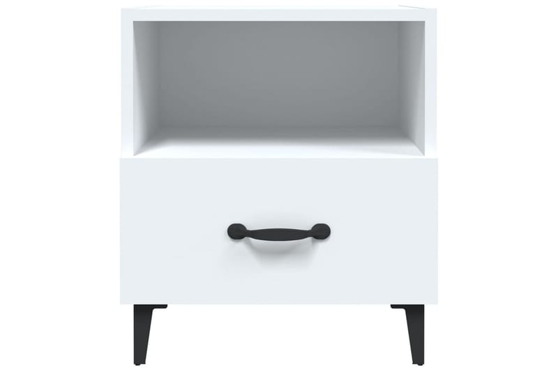 beBasic Nattbord hvit konstruert tre - Hvit - Sengebord & nattbord